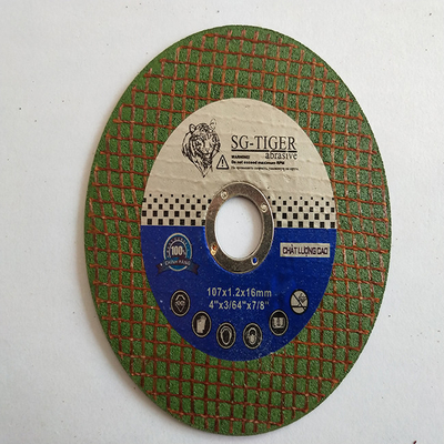 125mm OBM 1.2mm πυκνά λειαντικός κομμένος δίσκος T41 τέμνων δίσκος μετάλλων 4,5 ίντσας